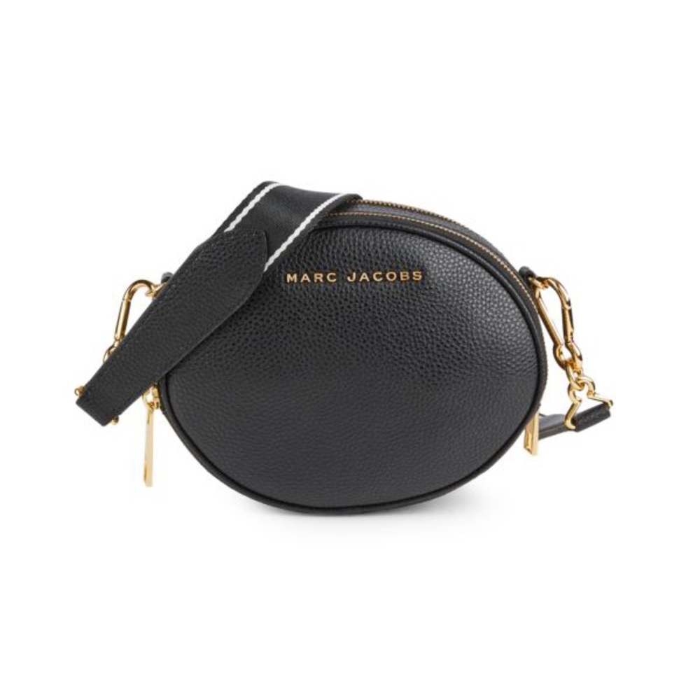 Marc Jacobs Rewind Oval Leather Crossbody